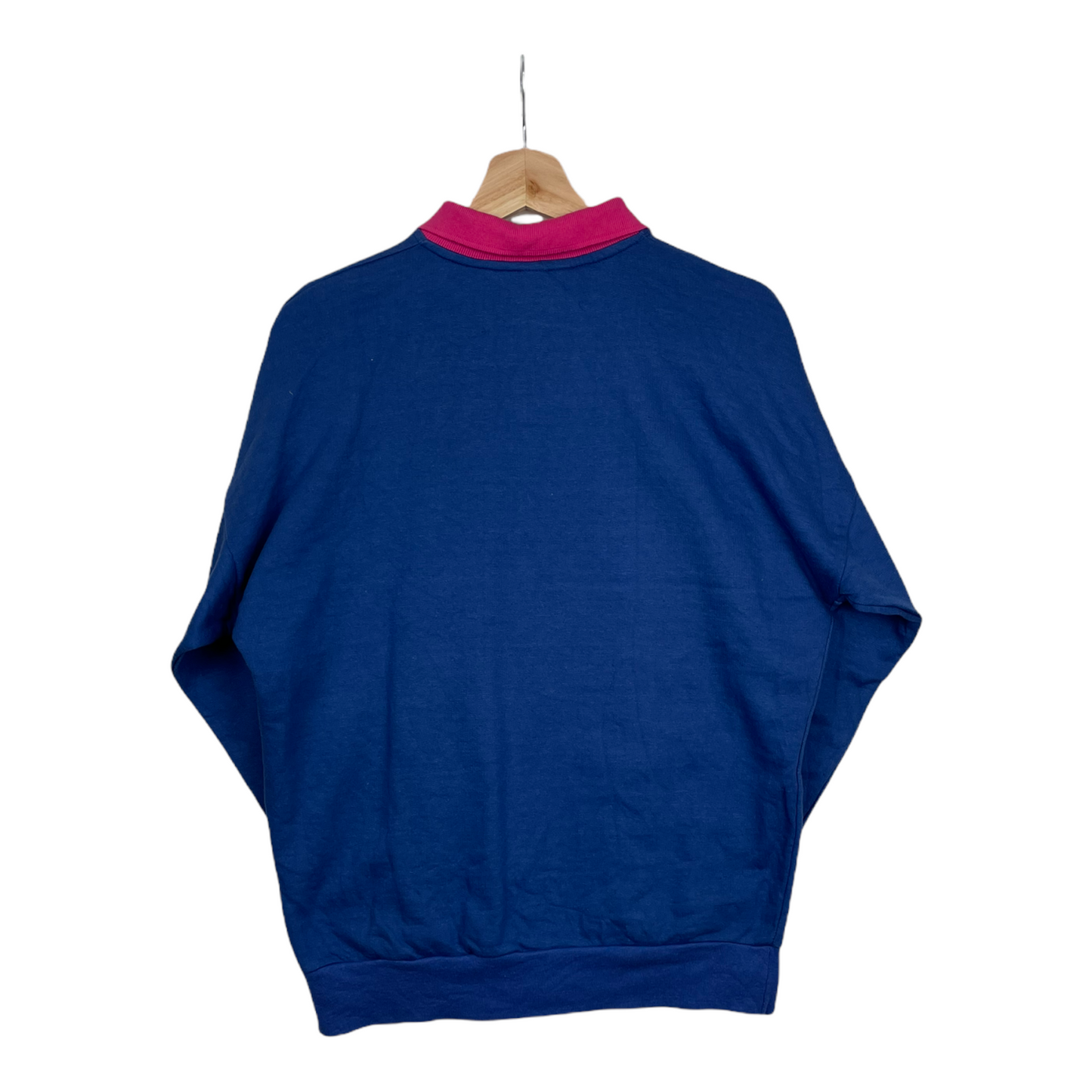 80s Unbranded Sweatshirt Blue Pink