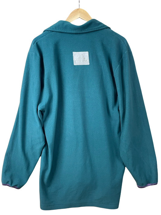 90s Adidas Equipment Fleece Green L