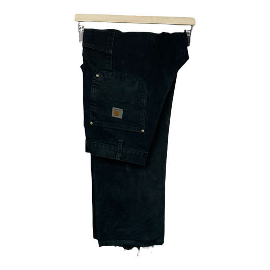 00s Carhartt Distressed Workwear Pant Black  33 x 32