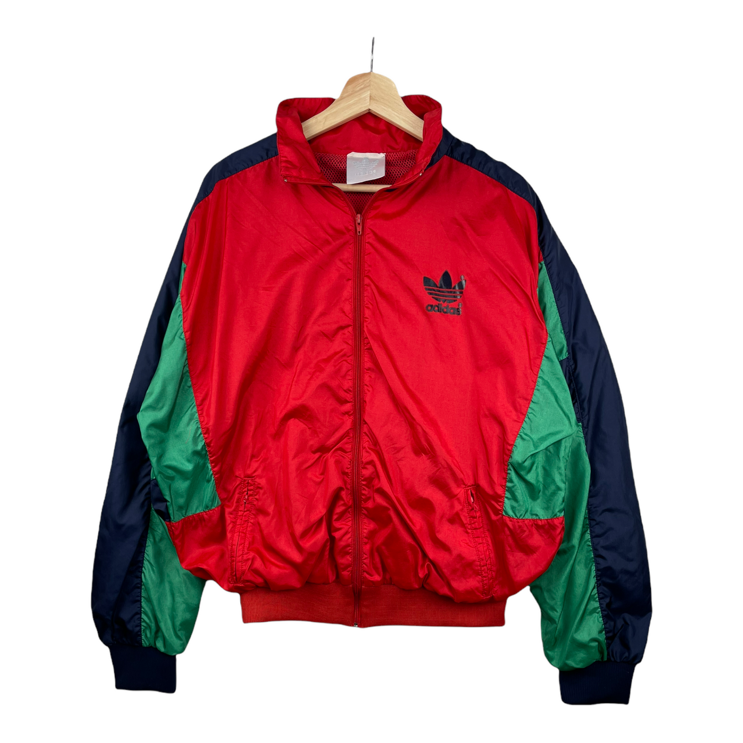 90s Adidas Trackjacket Red Green M