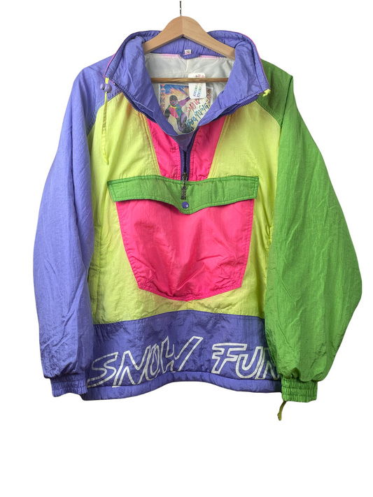 90s Rodeo Jacket Yellow Purple / Green