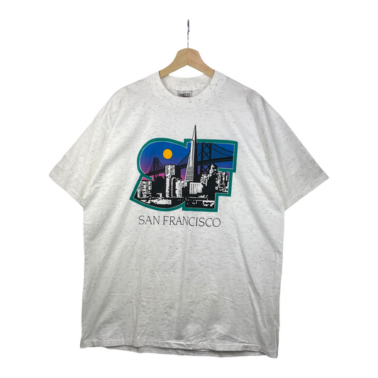 90s Oneita San Francisco Tourist T-Shirt Grey XL