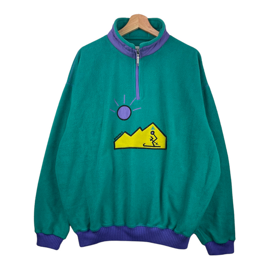 90s Völkl Crazy Fleece Green XL