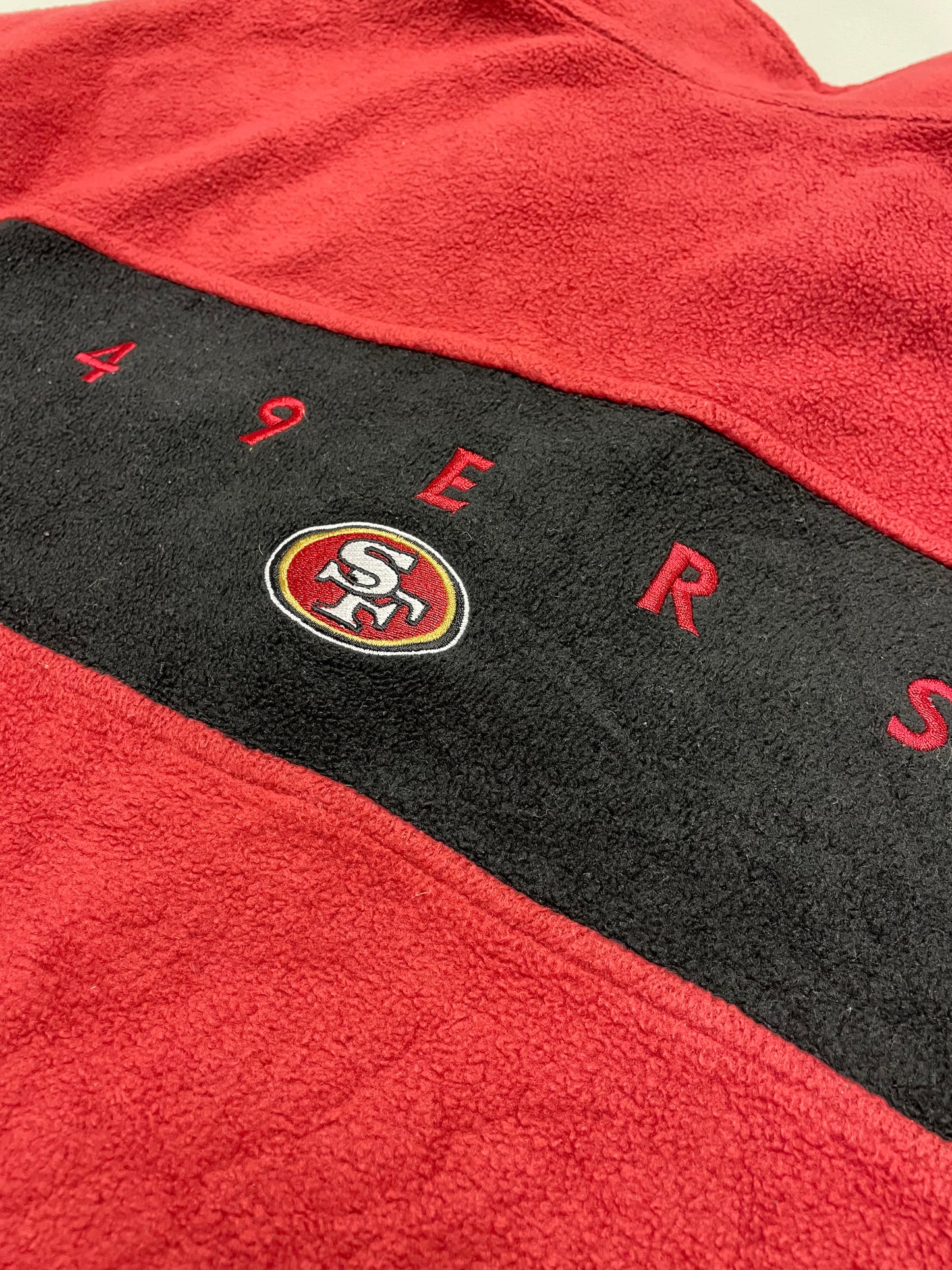 00s NFL San Francisco 49ers Fleece Red Black XL