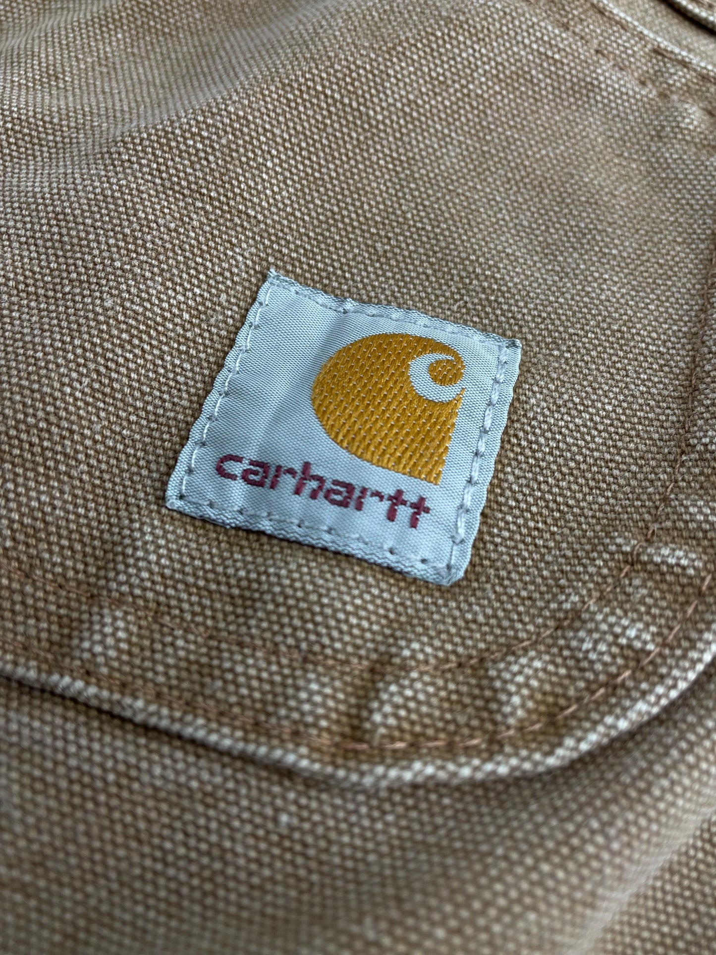 00s Carhartt Dungaree Brown Beige YouthL/Womens XS