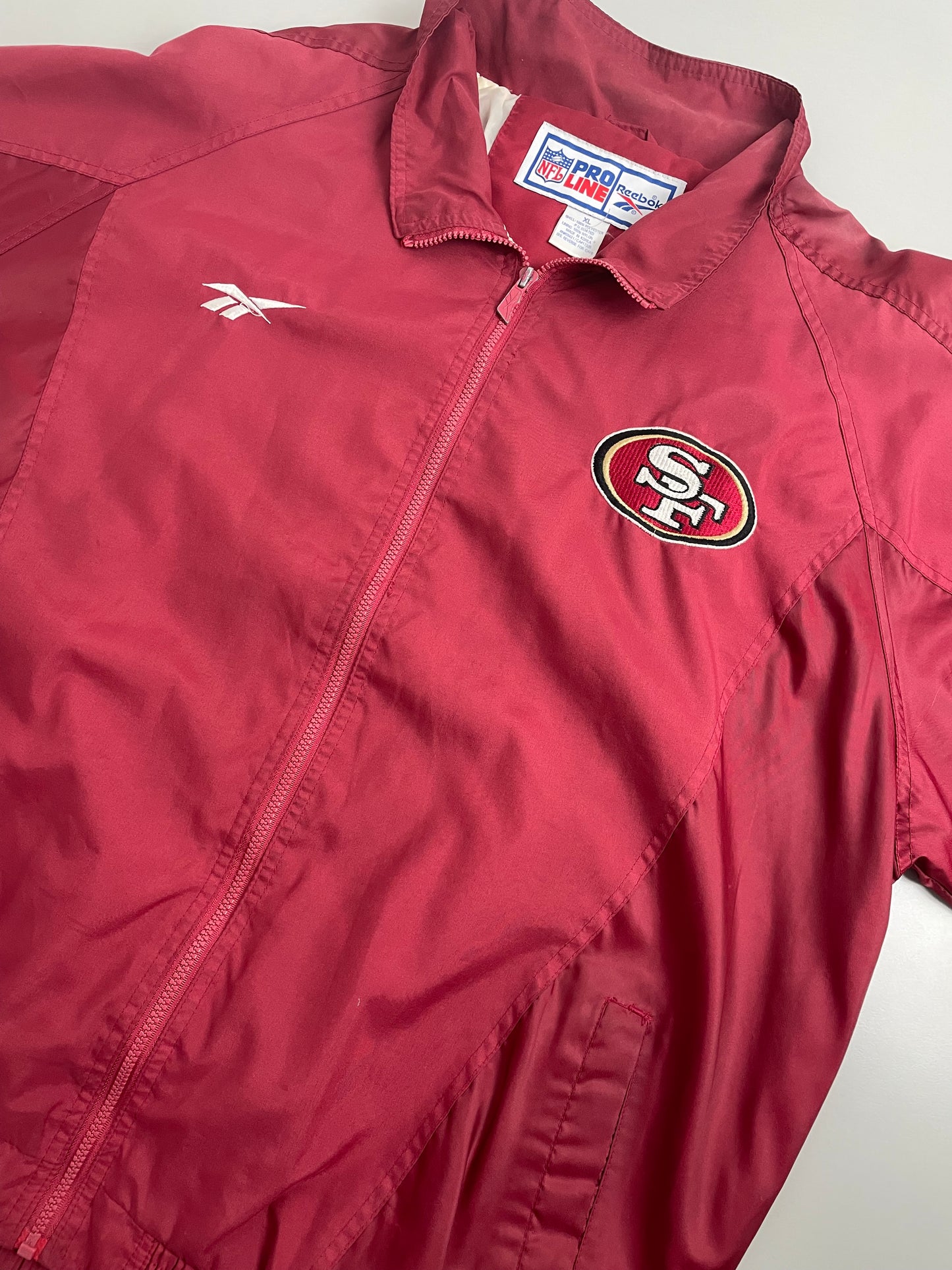 90s Reebok San Francisco 49ers NFL Jacket Red