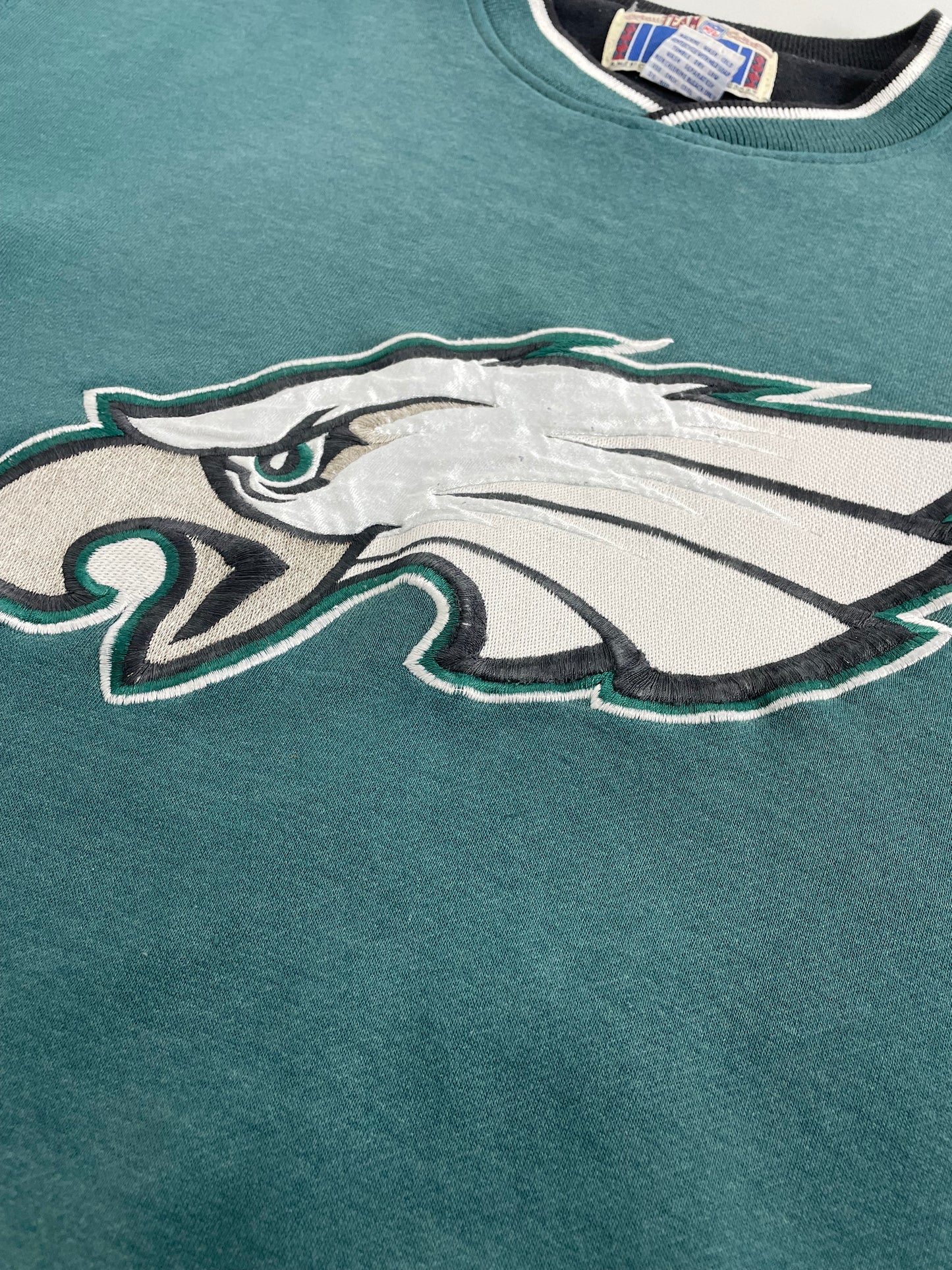 90s Starter Philadelphia Eagles NFL Sweatshirt Green  S/M
