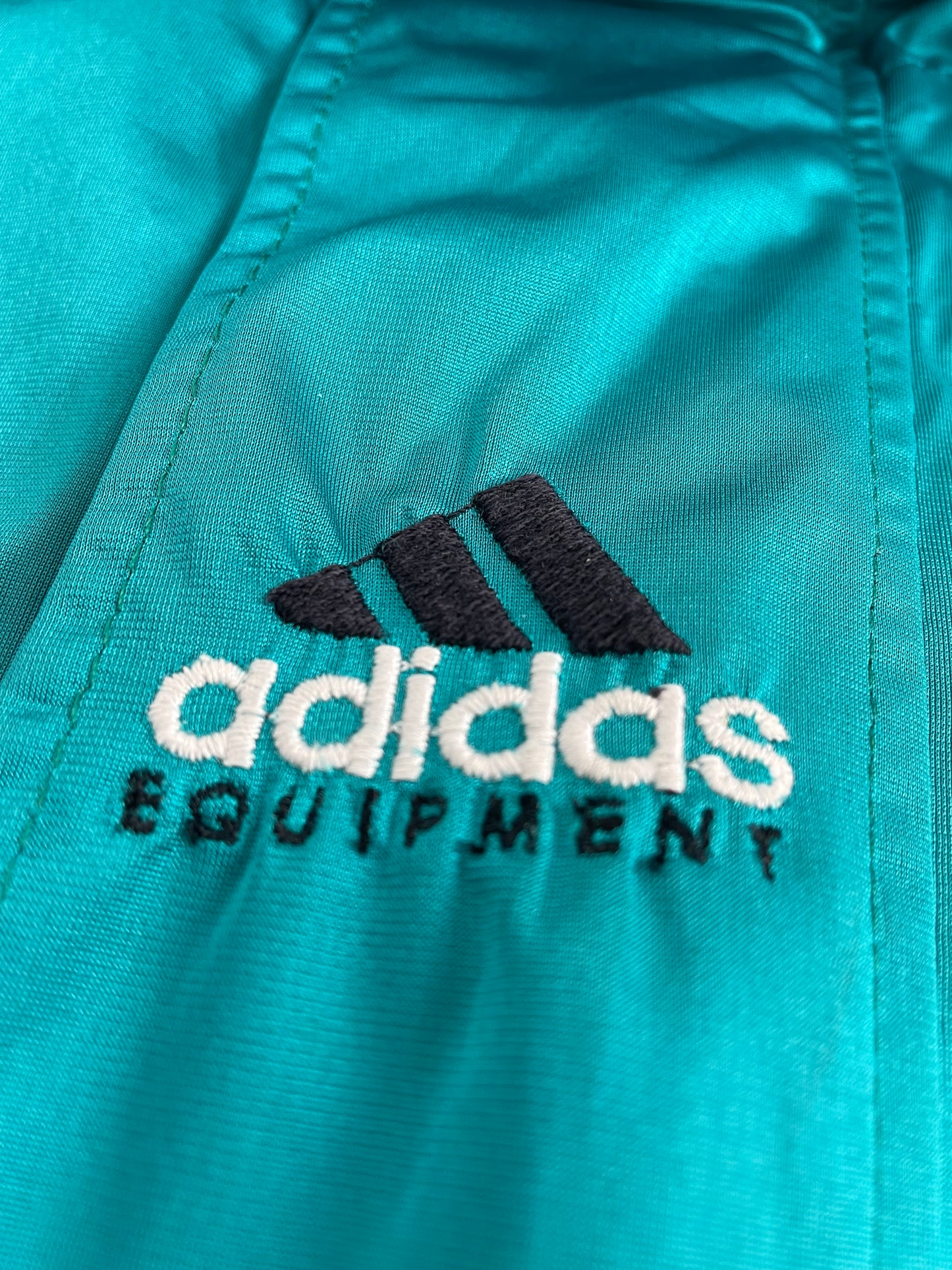 90s Adidas Equipment Jacket Green Black S/M