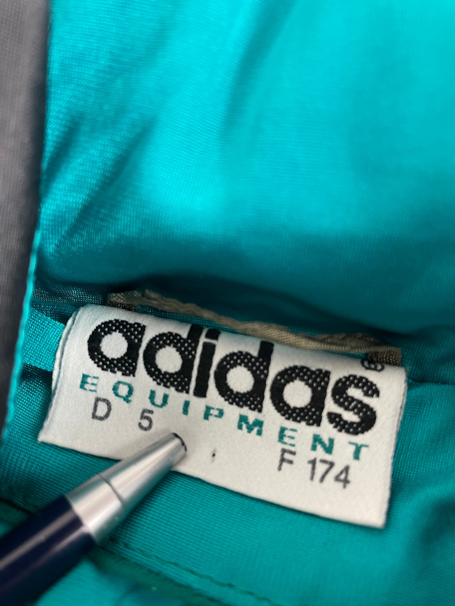 90s Adidas Equipment Jacket Green Black S/M