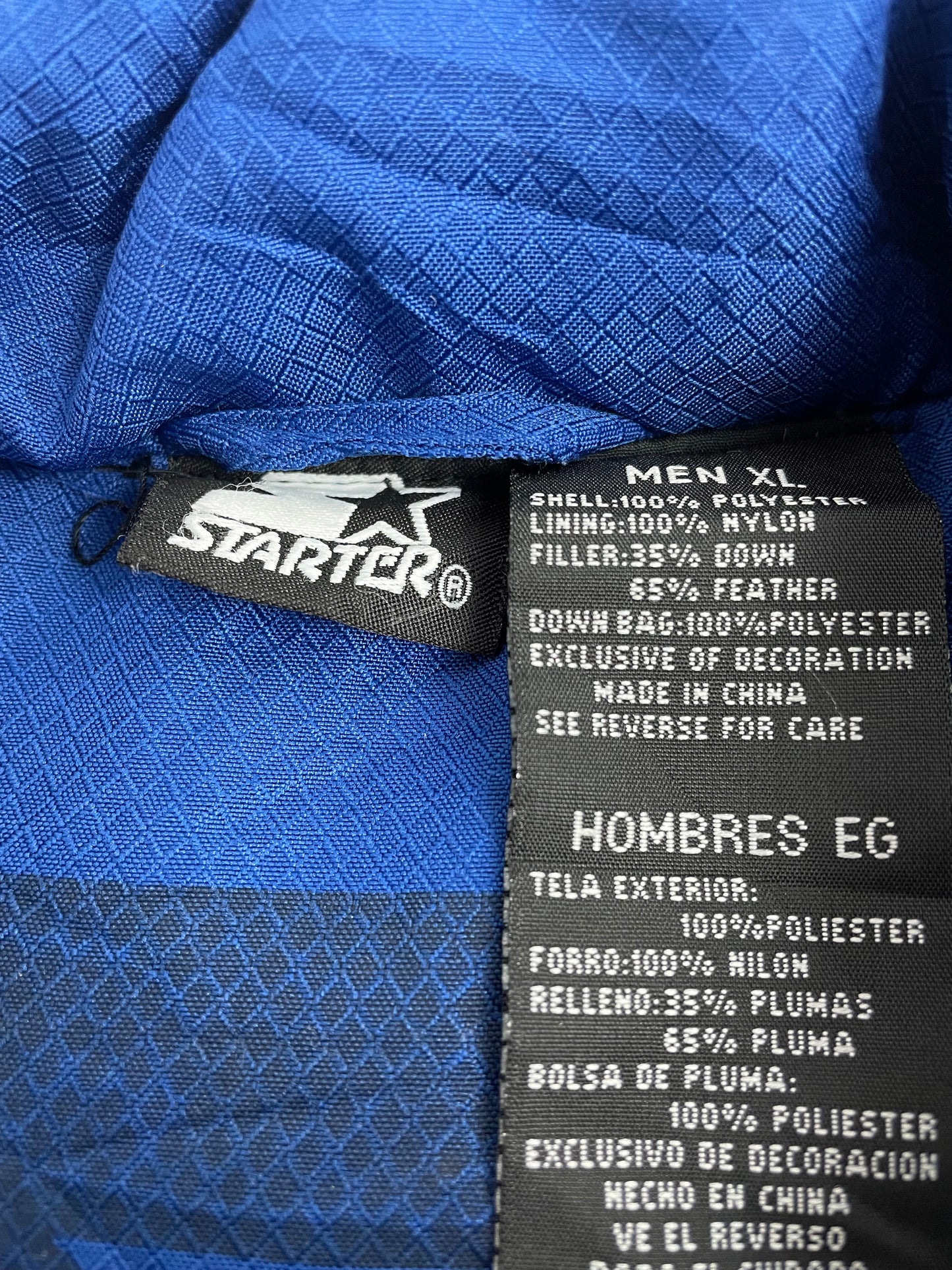 00s Starter Jacket Blue Navy XL