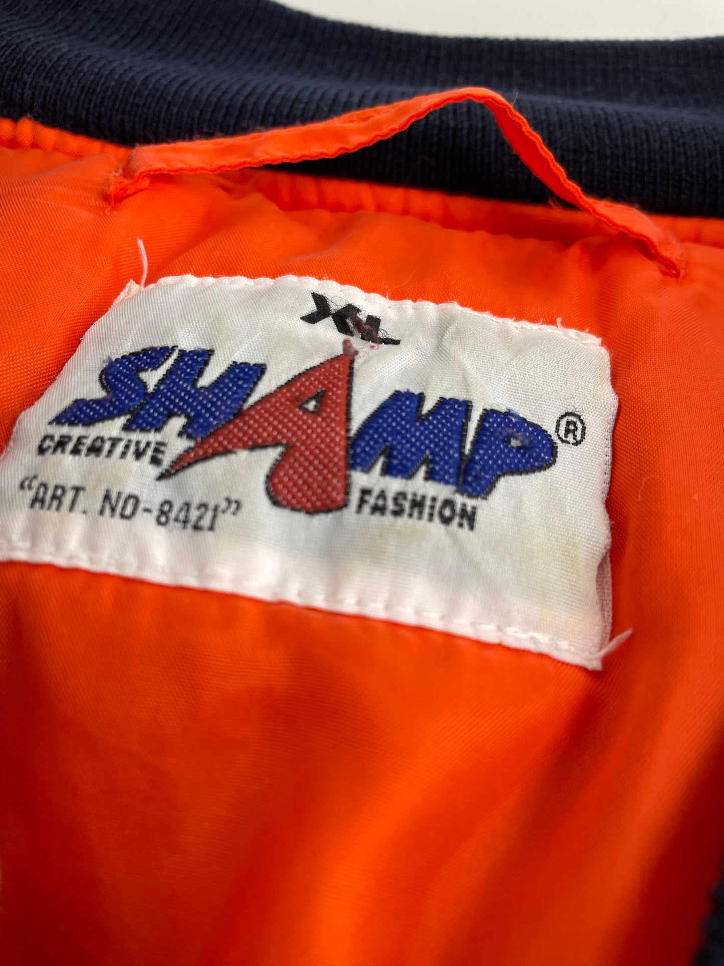 90s Shamp Fashion Jacket Navy  XL