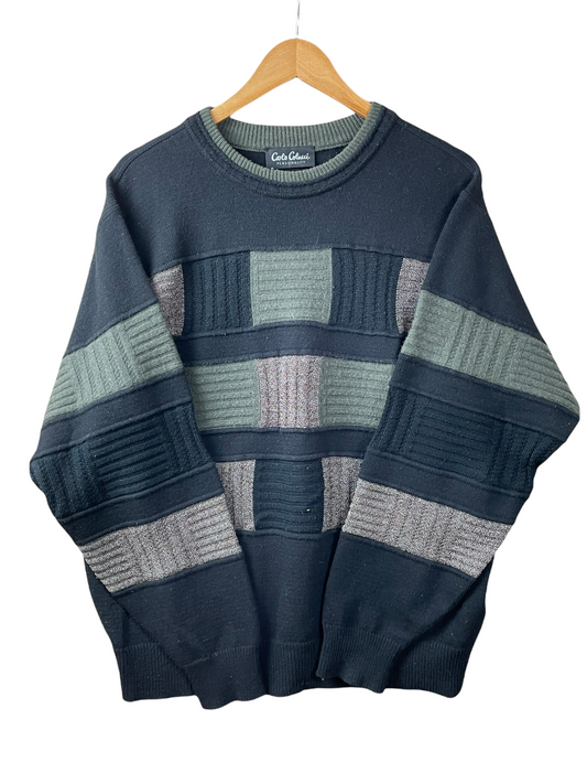 90s Carlo Collucci Knit Black M