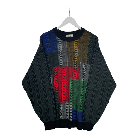 90s Carlo Colucci Knit Black XL