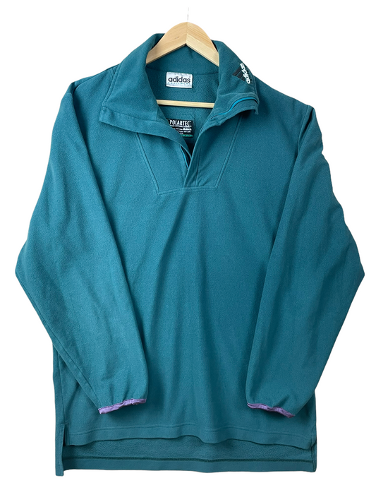 90s Adidas Equipment Fleece Green L