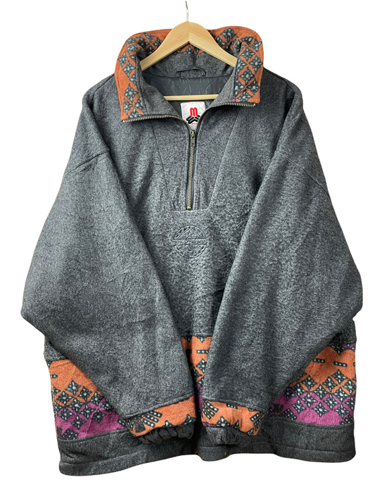 00s Maul Munich Outdoor Wear Crazy Fleece Grey XL