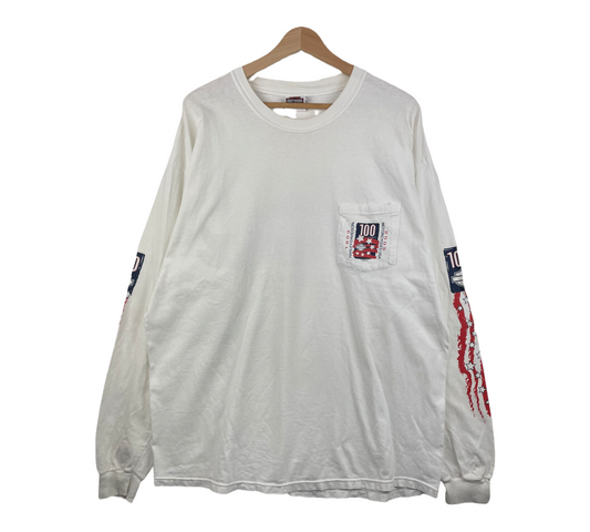 00s Harley Davidson Hanes Longsleeve White XL