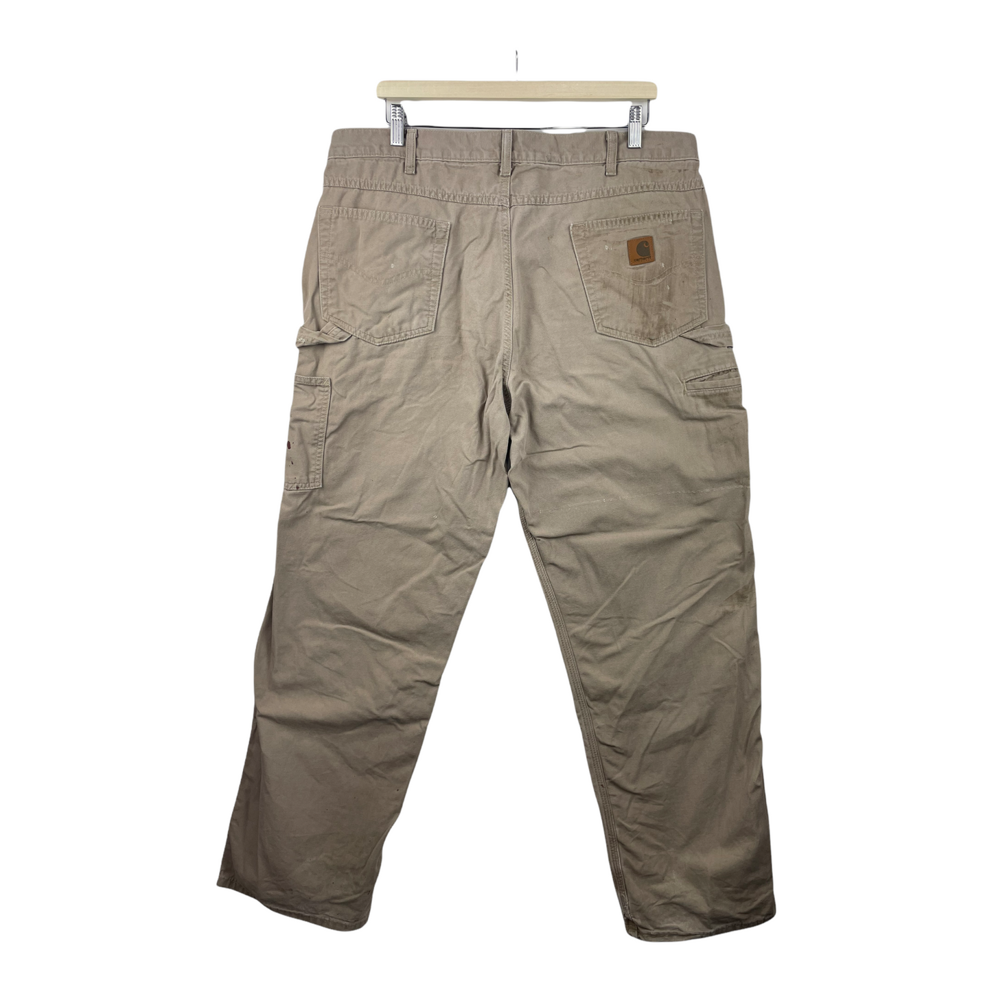 00s Distressed Carhartt Pant Beige  38x32