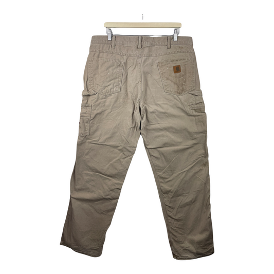 00s Distressed Carhartt Pant Beige 38x32