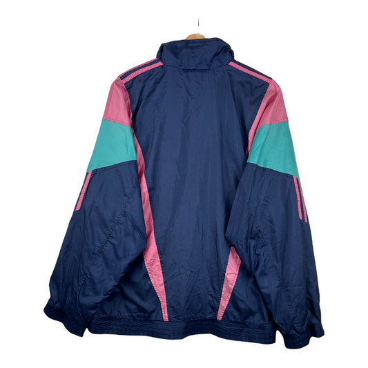 90s Adidas Trackjacket Blue Pink M