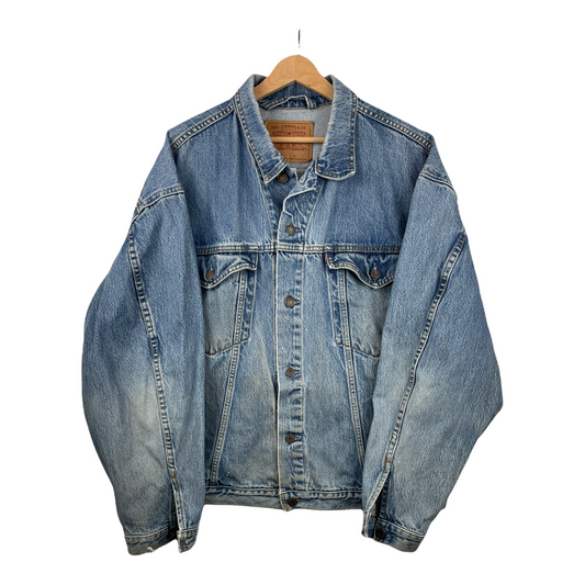 00s Levis Jeans Jacket Blue L