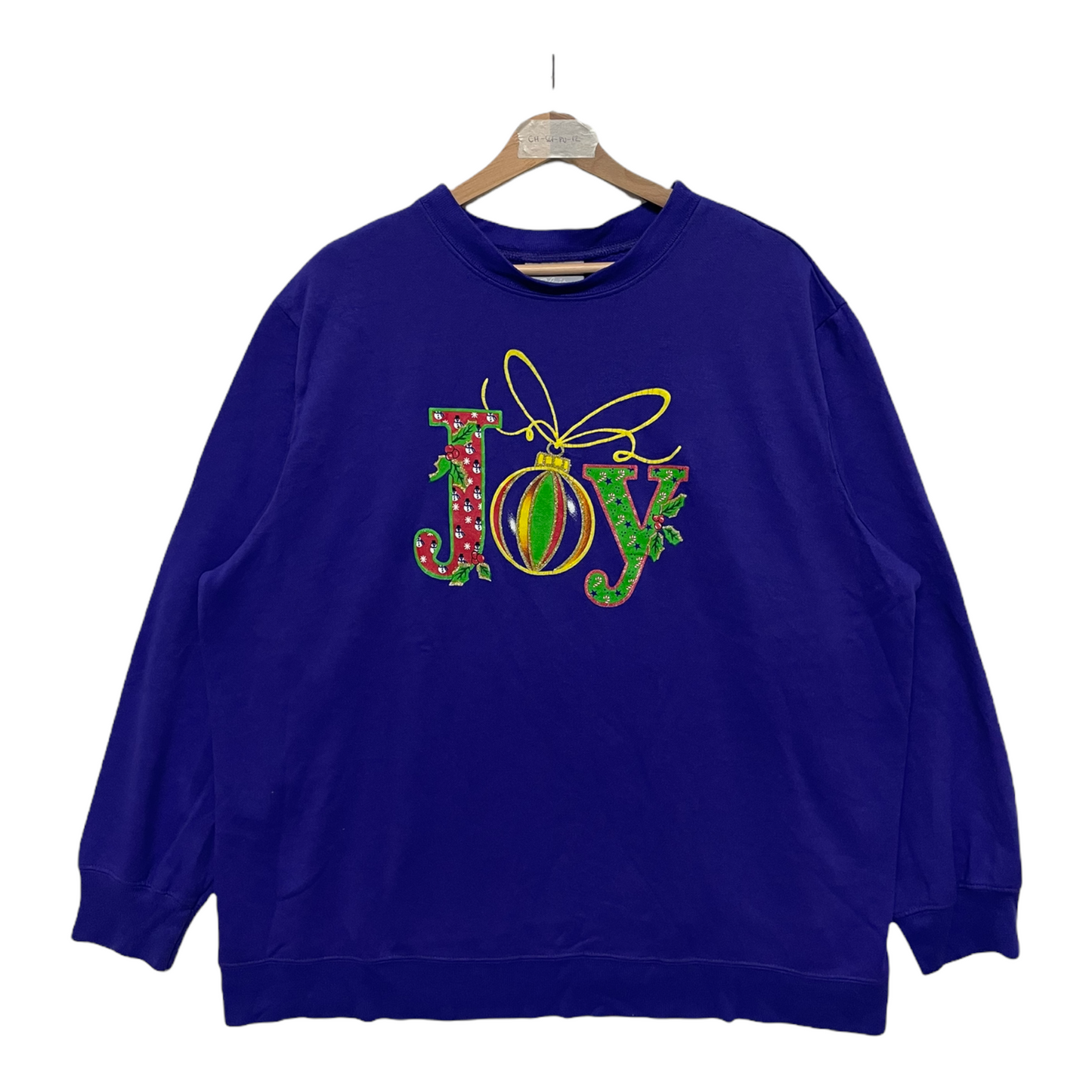 90s Blair Christmas Sweatshirt Purple  XXL/XL