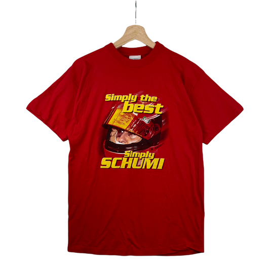 00s Michael Schumacher T-Shirt Red  S/M