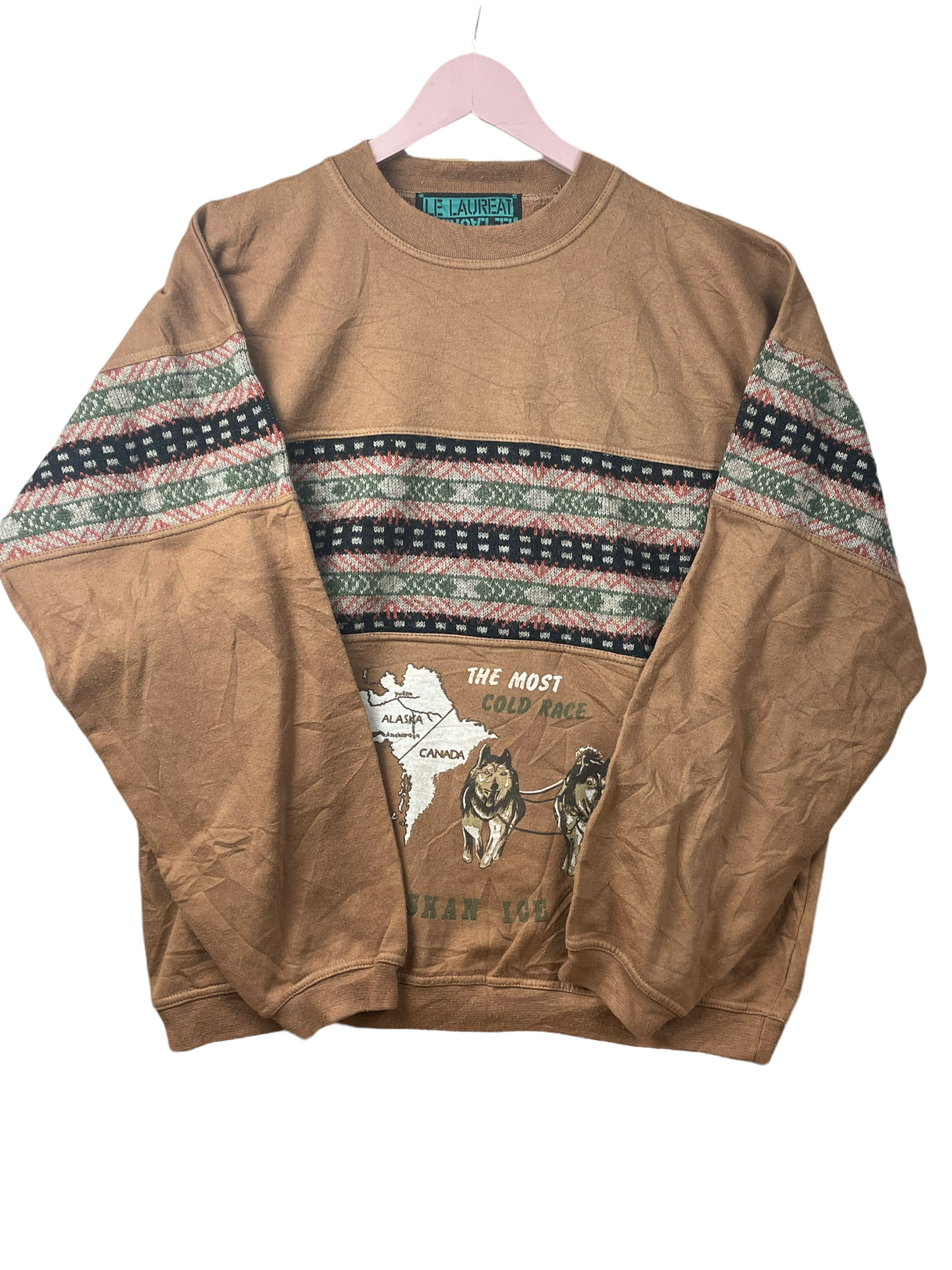 80s Le Laureat Sweatshirt brown M/L