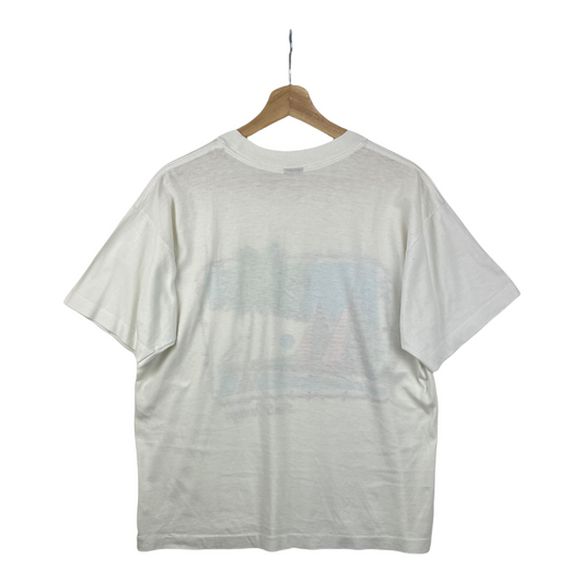 90s Santo Domingo Tourist T-Shirt White  M