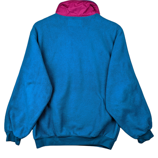 90s Aesse Crazy Fleece Turqoise Pink S