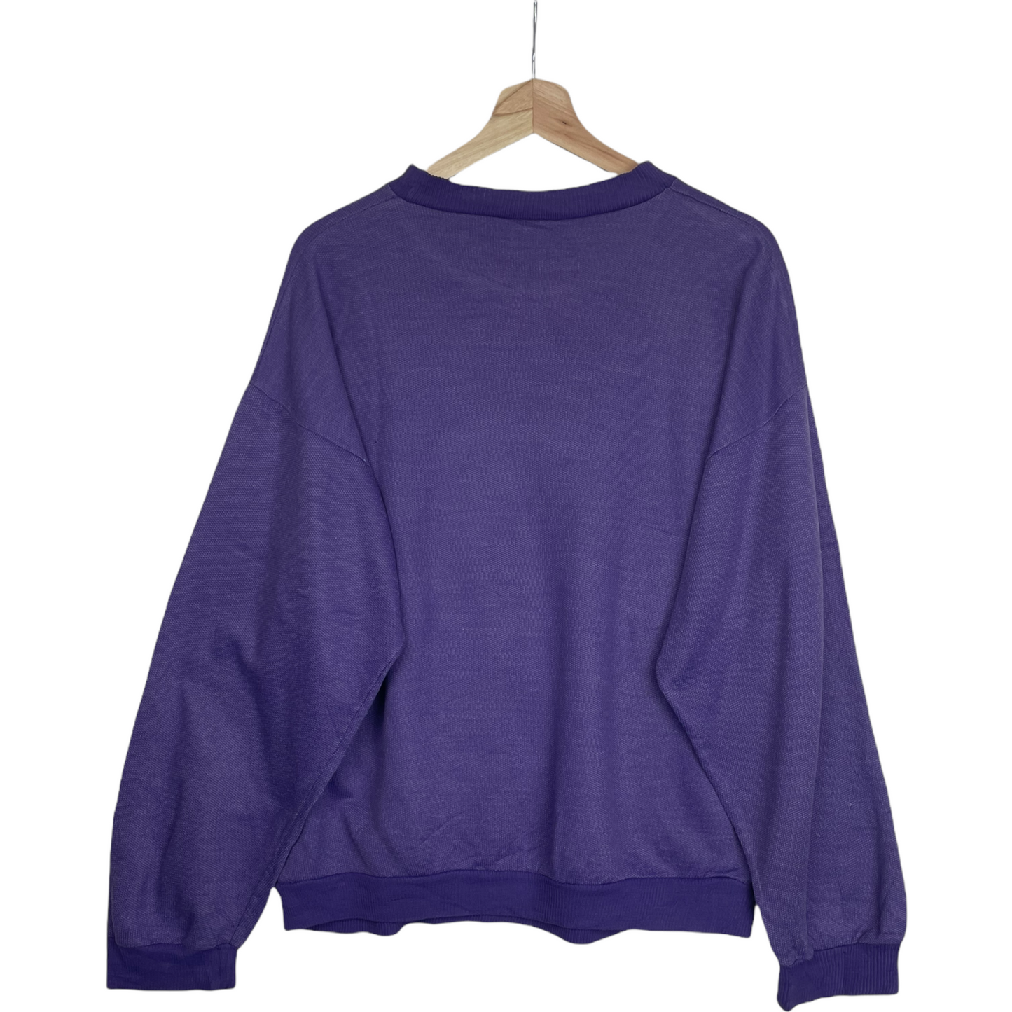 80s Unbranded Sweatshirt Purple  XL/L