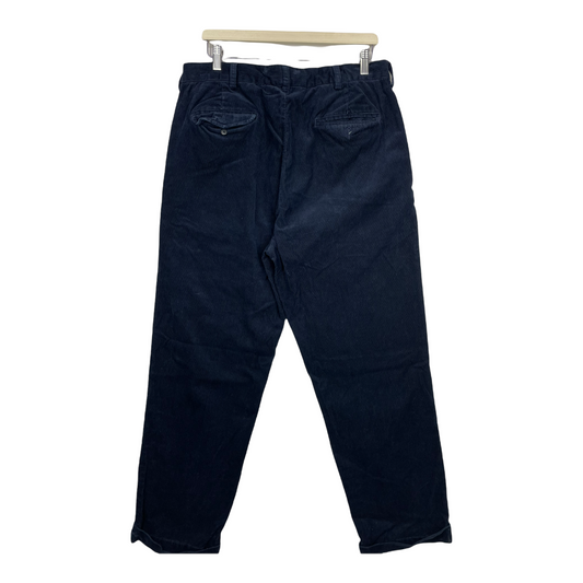 90s Polo Ralph Lauren Corduroy Pant Navy 36 x 30