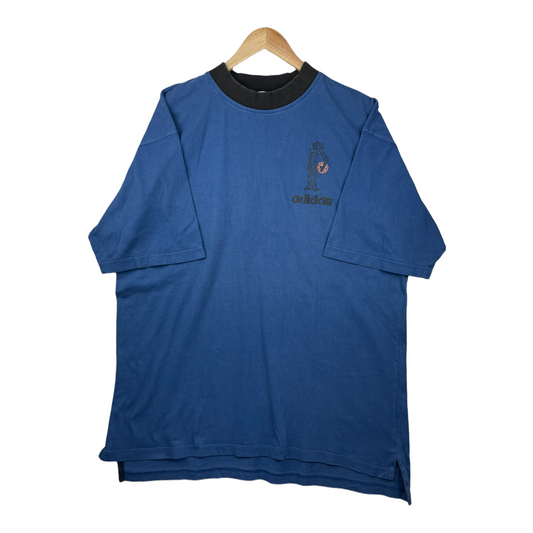 90s Adidas Streetball T-Shirt Blue  L