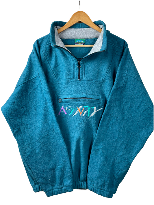 90s Activity Crazy Fleece Green