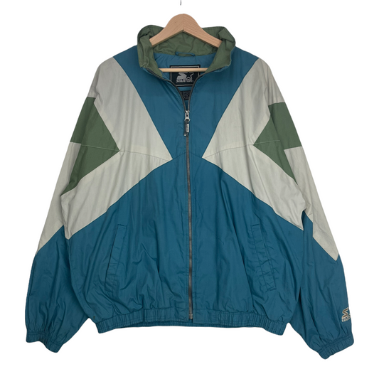 90s Starter Jacket Blue Grey XL/L