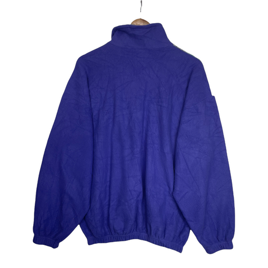 90s Unbranded Crazy Fleece Purple L/XL