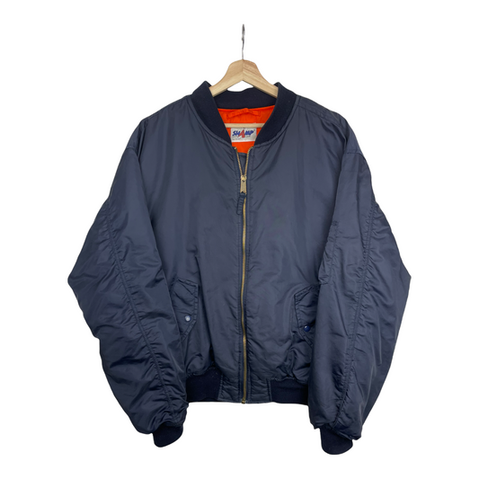 90s Shamp Fashion Jacket Navy XL