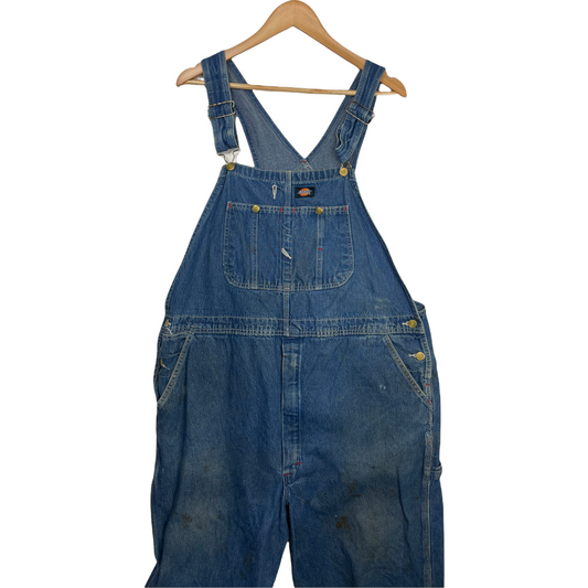 00s Dickies Dungaree Blue Jeans 42x30