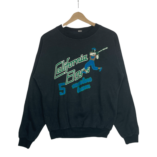 80s Unbranded Sweatshirt Black M