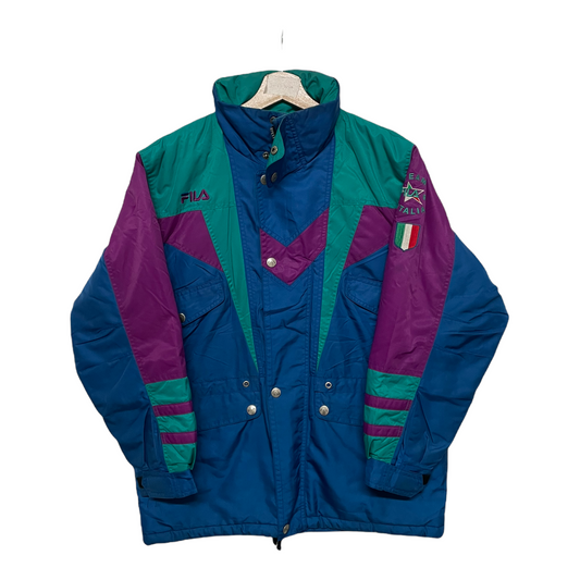 90s Fila Jacket Blue Purple S