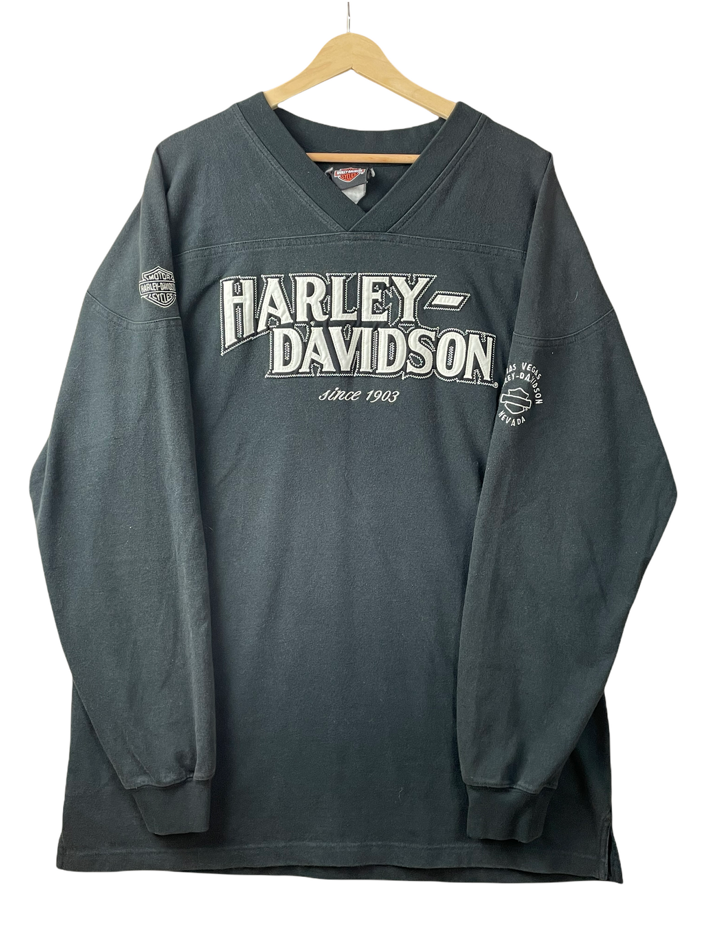 90s Harley Davidson Longsleeve Black XL