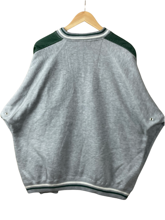 00s Green Bay Packers NFL Lee Sport Sweatshirt Grey