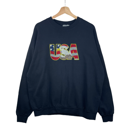 90s Lee USA Sweatshirt Black L