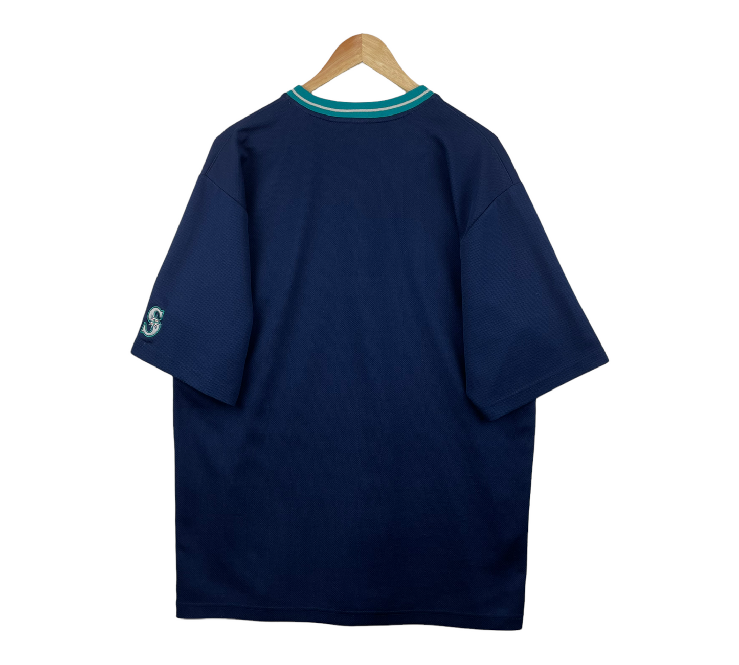 00s Nike Seattle Mariners MLB T-Shirt Navy Turqoise L