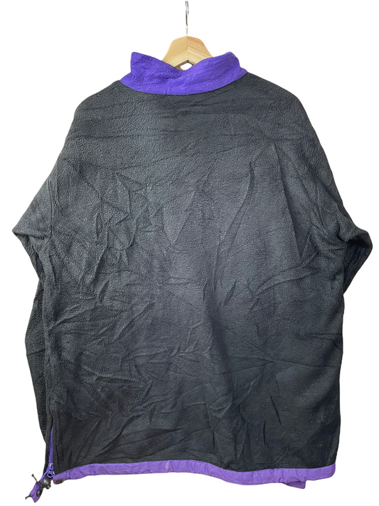 90s Latok Crazy Fleece Black Purple XL