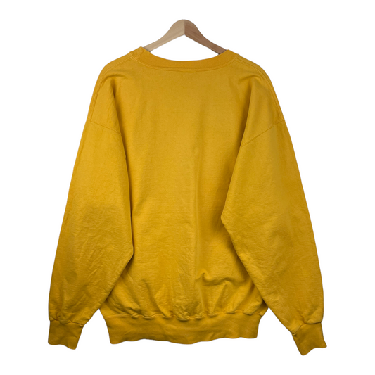 90s Jones & Mitchell Central Michigan Sweatshirt Yellow L