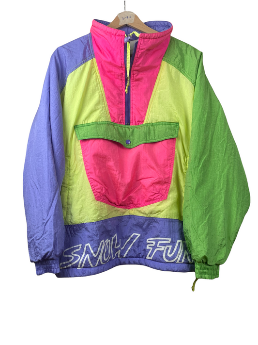 90s Rodeo Jacket Yellow Purple / Green