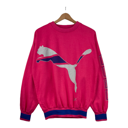 90s Puma Sweatshirt Pink  M