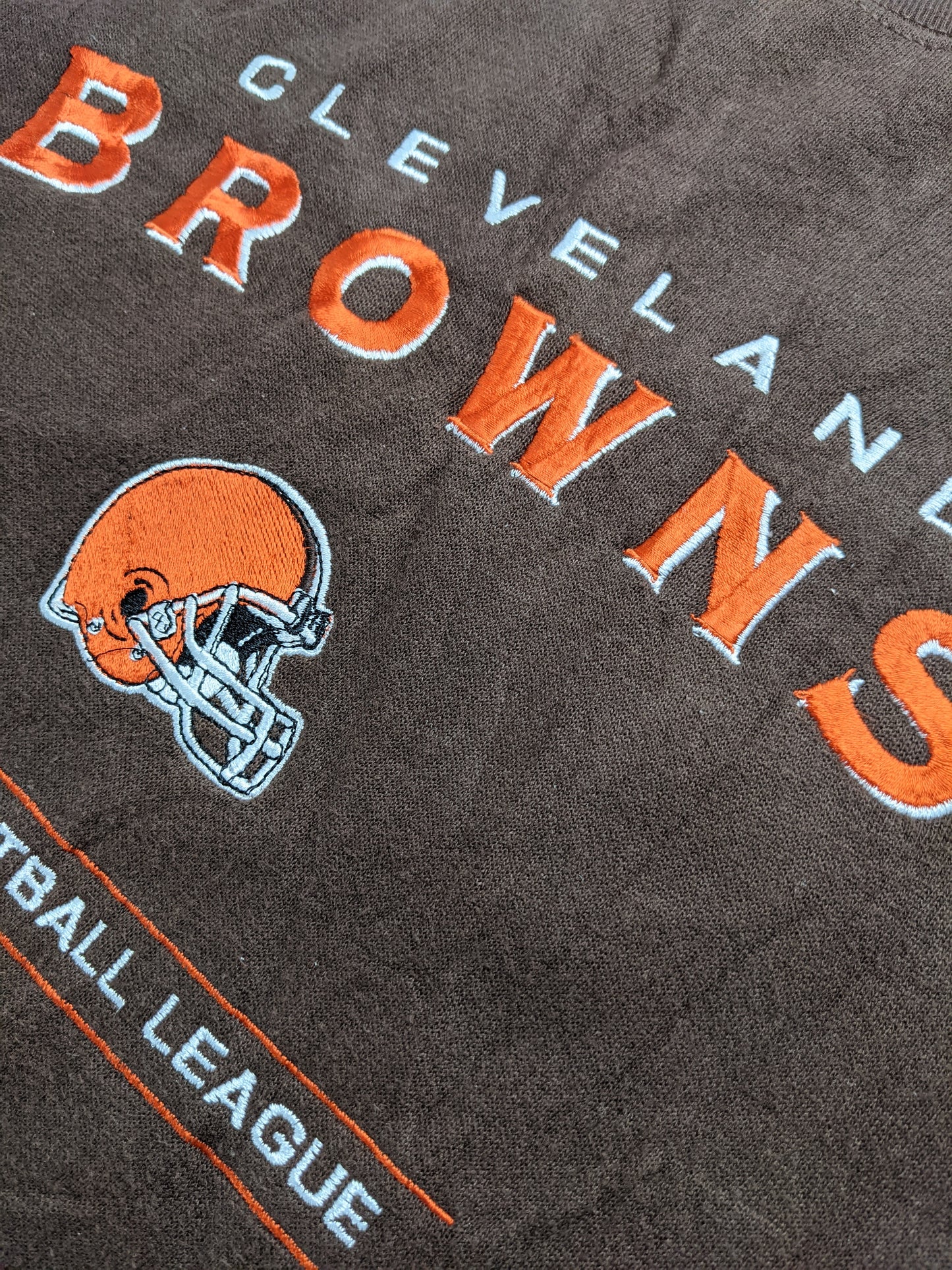 90s Cleveland Browns NFL CSA Sweatshirt Brown