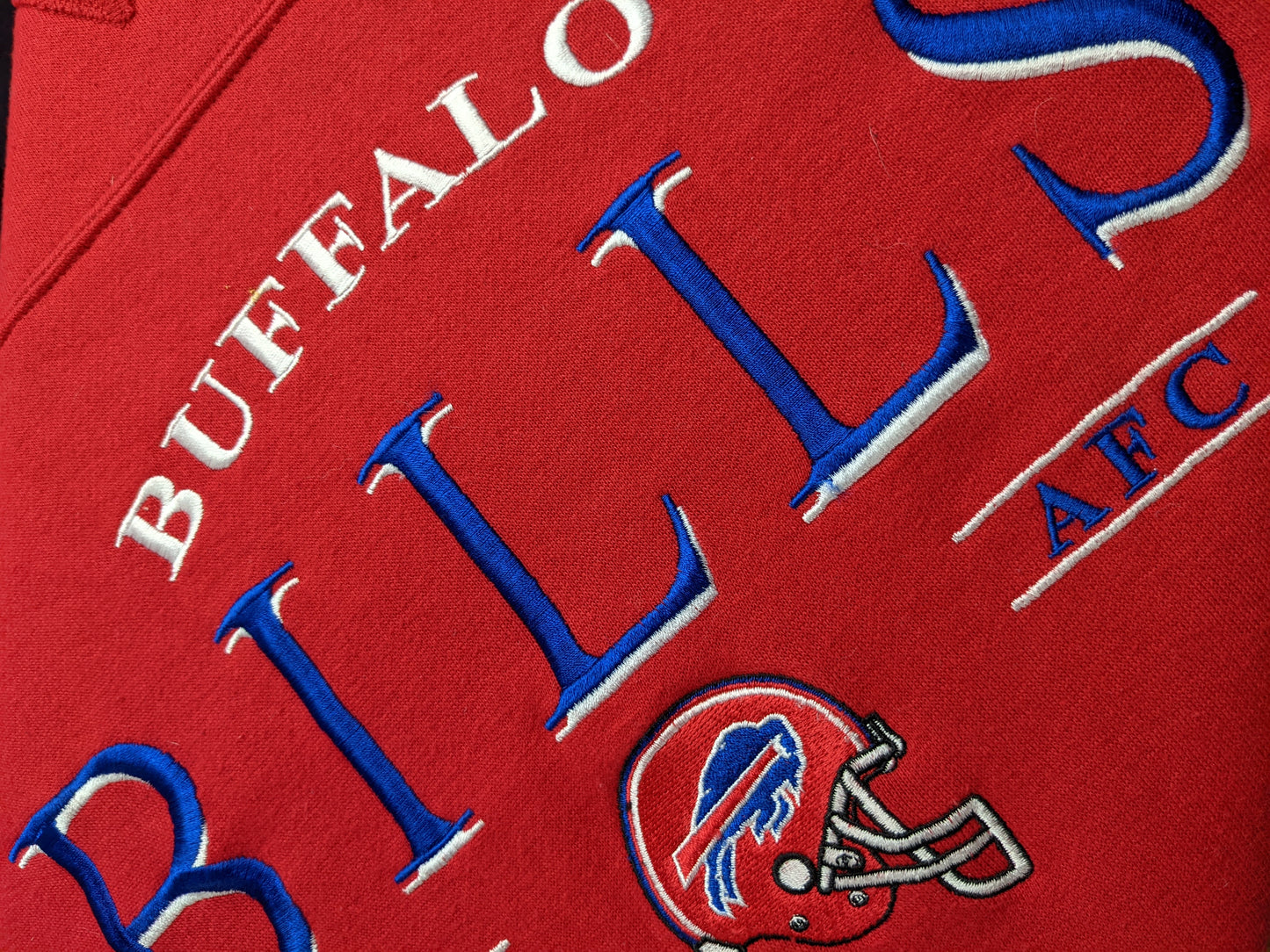 90s Buffalo Bills NFL Lee Sport Sweatshirt Red