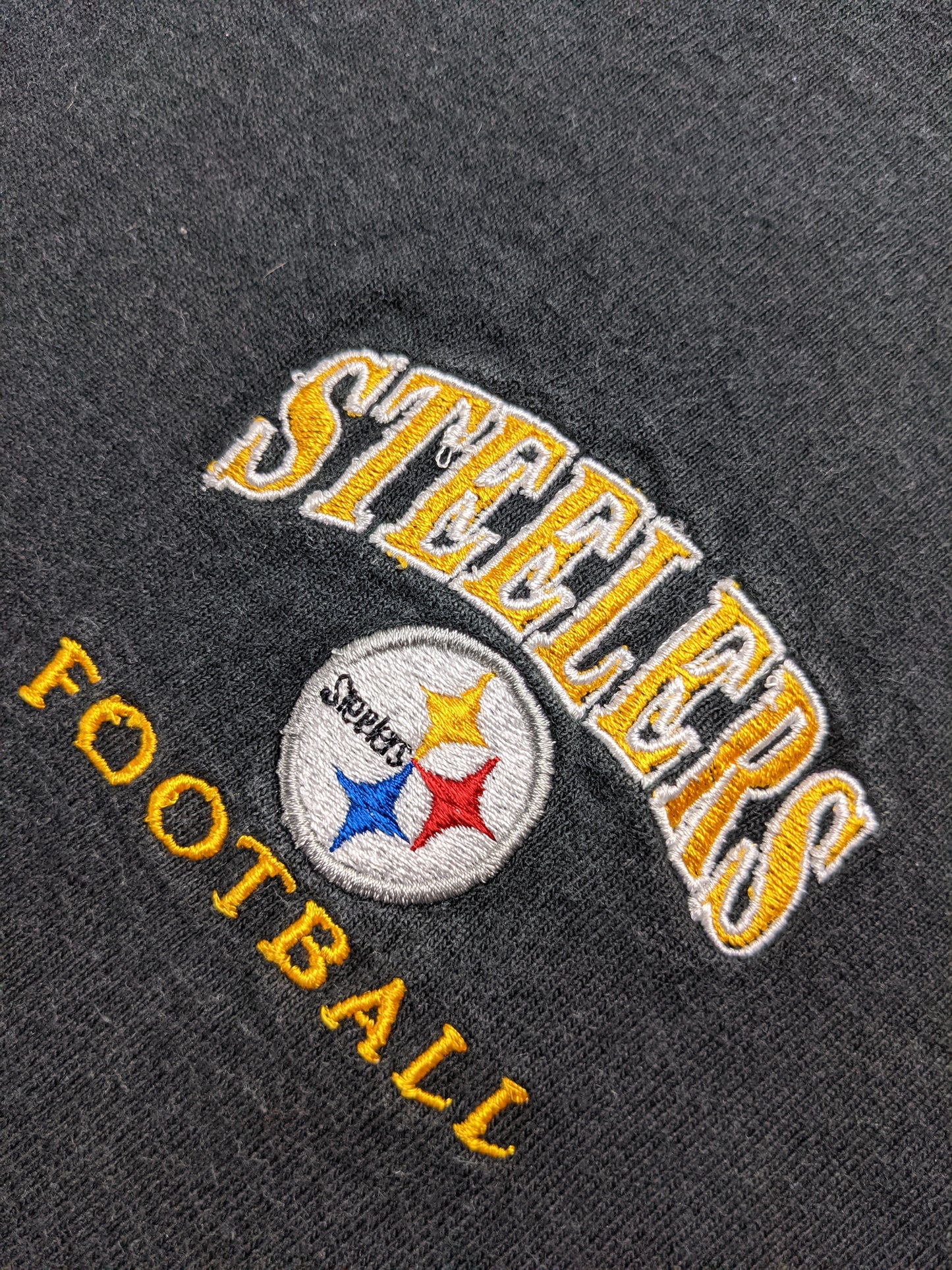 90s Pittsburgh Steelers NFL Champion T-Shirt Black